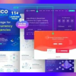 Cryptico Theme​ GPL v1.4.15 – ICO Crypto Landing & Cryptocurrency WordPress Theme​