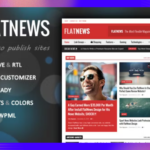FlatNews Theme GPL v6.0 – Responsive Magazine WordPress Theme
