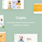 Capie Theme GPL v1.0.35 – Minimal Creative WooCommerce WordPress Theme