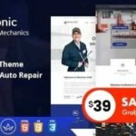 Mectronic Theme GPL v2.0 – WordPress Theme for Car Repair Center