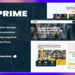 Prime Theme GPL – Industrial & Manufacturing Elementor Template Kit