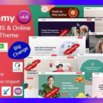 eCademy Theme GPL v6.9 – Elementor LMS & Online Courses Theme