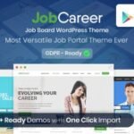 JobCareer Theme GPL v6.4 – Job Board Responsive WordPress Websites