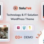 Solutek Theme GPL v1.0 – Technology & IT Services WordPress Theme